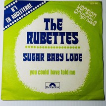 The Rubettes Sugar Baby Love Rare Picture Sleeve 45 Single Record France Vinyl - £30.58 GBP