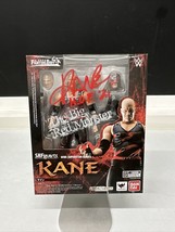 Bandai S.H.Figuarts WWE Superstar Series Kane Signed Figure PSA COA HOF Inscript - £111.90 GBP