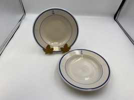 Set of 2 x Vintage Buffalo US NAVY Wardroom Officer Soup / Cereal Bowls - £79.00 GBP