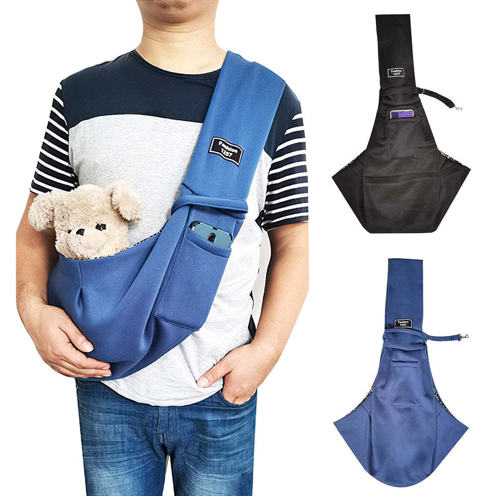 Pet Puppy Carrier Bag Single Shoulder Sling Bag Dog Supplies Accessories Small D