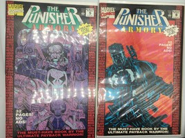 Marvel Punisher Armory #5 &amp; 9 comic books 1990 - $14.00