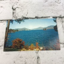 Vintage Postcard View Of Lake George New York Scenic Travel Collectible  - £3.15 GBP