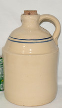 Vintage Marshall Pottery Stoneware Pottery Jug 10&quot; Hand Turned Pottery Jug Cork - £32.10 GBP