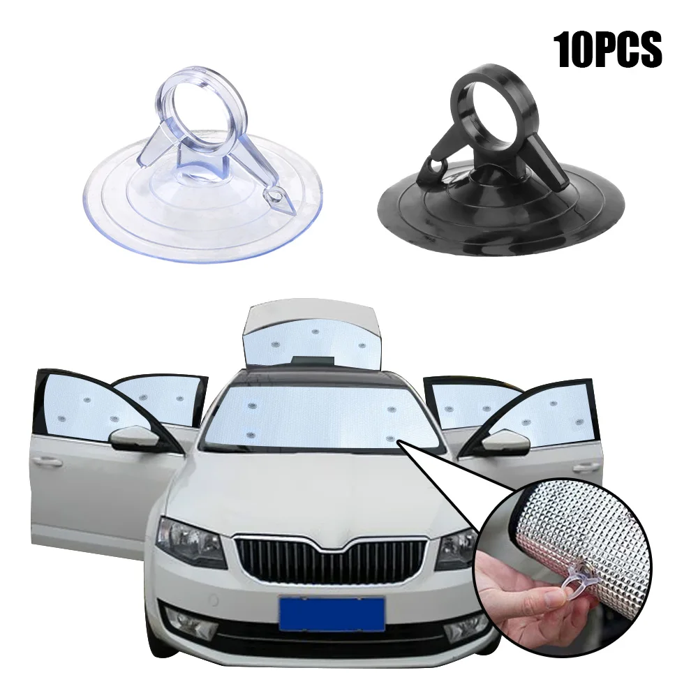 10/20pcs Car Fasteners Sunshade Suction Cup Strong Pull Ring Dovetail Fixed Kit - £9.31 GBP+