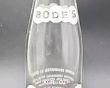 1968 Waterloo, ILL Bode&#39;s Sode&#39;s Beverages 10 oz Soda Bottle B1-18 - £13.36 GBP