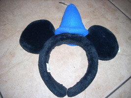 disney headband black ears blue hat with stars and moon - $11.00
