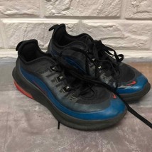 Nike Air Max Axis Boys Size 1Y Black/Blue/Red Sneakers CZ8791 001 - $29.45