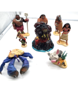 Set of 8 Disney Princess Moana Family Figurines - $263.12 MXN
