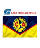 Club America Flag Banner 3x5 ft Aguilas Mexico Plumaje Futbol Soccer Ban... - $19.70 CAD