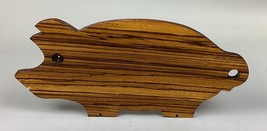 Vintage Wooden Pig Cutting Board - 16.25” - £13.32 GBP