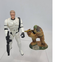 Star Wars Luke Skywalker Figure Escape the Death Star 1998 &amp; Wookie w/ Shotgun - $17.35