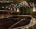 Vtg Cartolina Circa 1908 Interno Di Auditorium - Atlanta Georgia Non Usato - £8.96 GBP