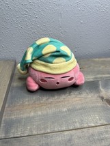 TOMY Club Mocchi-Mocchi - Sleeping Kirby Junior Soft Plush Toy Nintendo 6” - £15.76 GBP