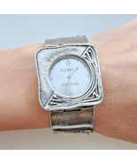 SILPADA 925 STERLING SILVER HAMMERED SQUARE LINK WATCH SAFETY CHAIN - $3,573.55 MXN