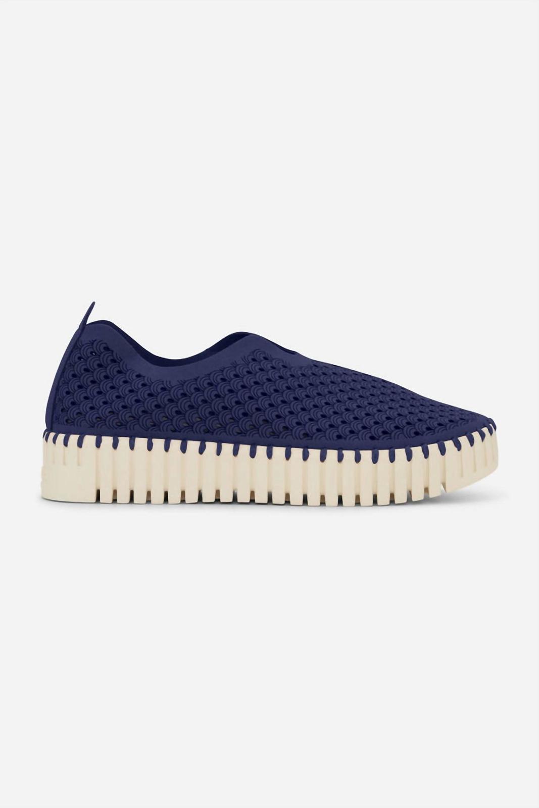 Ilse Jacobsen Women&#39;s Platform Tulip Slip-On Shoe Dark Indigo - $99.00