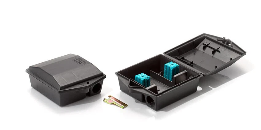 1 Protecta Mouse Mice Rodent Control Bait Station Tamper Proof Boxes w/ 1 Key - €31,06 EUR
