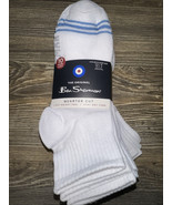 Ben Sherman Quarter Cut Socks 10-Pair White Light Weight Feel Stay Dry Yard - $21.73 CAD