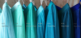 Blue Tulle Maxi Skirt Outfit Women Custom Plus Size Wedding Tulle Maxi Skirt image 12