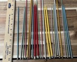 Vintage Knitting Needles Various Types And Sizes Wood Metal Plastic Boye... - $18.99