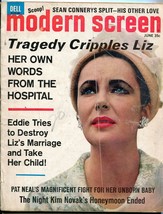 Modern Screen Magazine June 1965- Liz Taylor- The Beatles- Steve McQueen - £16.86 GBP