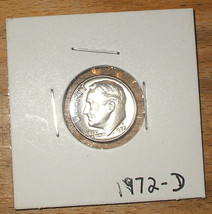 1972-D Uncirculated Roosevelt Dime From Mint Set - £6.25 GBP