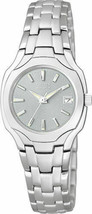 NEW* Citizen Eco-Drive EW1250-54A Women&#39;s Silver-Tone Bracelet 25mm Watch - £94.52 GBP