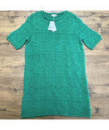 NWT Boden Claudia 12R Textured Chunky Knitted Dress Highland Green Sprin... - $94.40 CAD