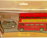 Harrods Scenes of London Black Taxi, Double Decker Bus - £19.87 GBP