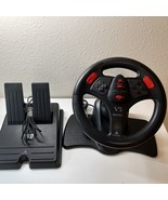 Playstation PS1 PS2 V3 Interact Racing Steering Wheel Car Gas And Brake ... - $28.05