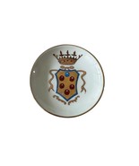Vintage Hand-Painted Medici Mini Plate Italy, 3.5” Wall Decor Trinket Ri... - $48.24 CAD