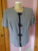 MHM Melissa Harper Womens Blouse Career Office Top Size L to XL ? Tag is... - $19.99