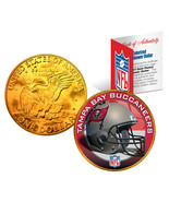 TAMPA BAY BUCS NFL 24K Gold Plated IKE Dollar US Coin OFFICIALLY LICENSED - $12.95
