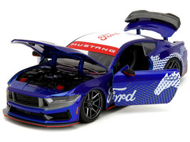 2024 Ford Mustang Dark House Candy Blue with White Top and &quot;Mustang Horse Graph - £26.04 GBP