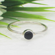 925 Sterling Silver Black Tourmaline Ring Handmade Birthstone Jewelry-
show o... - £23.71 GBP