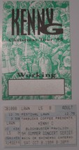 Kenny G 1994 Ticket Stub + NM Working Backstage Pass 1995 Christmas Tour  - £11.79 GBP