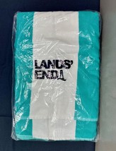 New Lands&#39; End Stripe Beach / Pool Towel 100% Cotton - $14.84