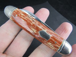 vintage pocket knife IMPERIAL marbled celluloid PROV. RI USA estate sale... - $93.49