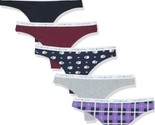 Large Tommy Hilfiger Thong Women&#39;s Cotton Panties Underwear -5 Pack - Po... - $28.99