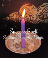 Crown of Success Candle Spell for Recognition and Advancement  - $12.00