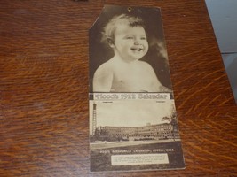 Vintage Hood’s 1922 Calendar Cardboard Complete with months and pages - $445.99 MXN