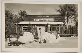 Bull Moose Saloon Wisconsin Dell&#39;s Pioneer Village 1950s REAL PHOTO - £8.58 GBP