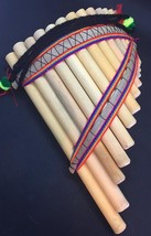 Handmade Peruvian Curve Chill Pan Flute 13 Pipes Professional Native Gift - $38.61