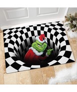 The Grinch Christmas Anti-Slip Door Mat Rug 3D Indoor Outdoor Rug 35.4&quot; ... - $22.76