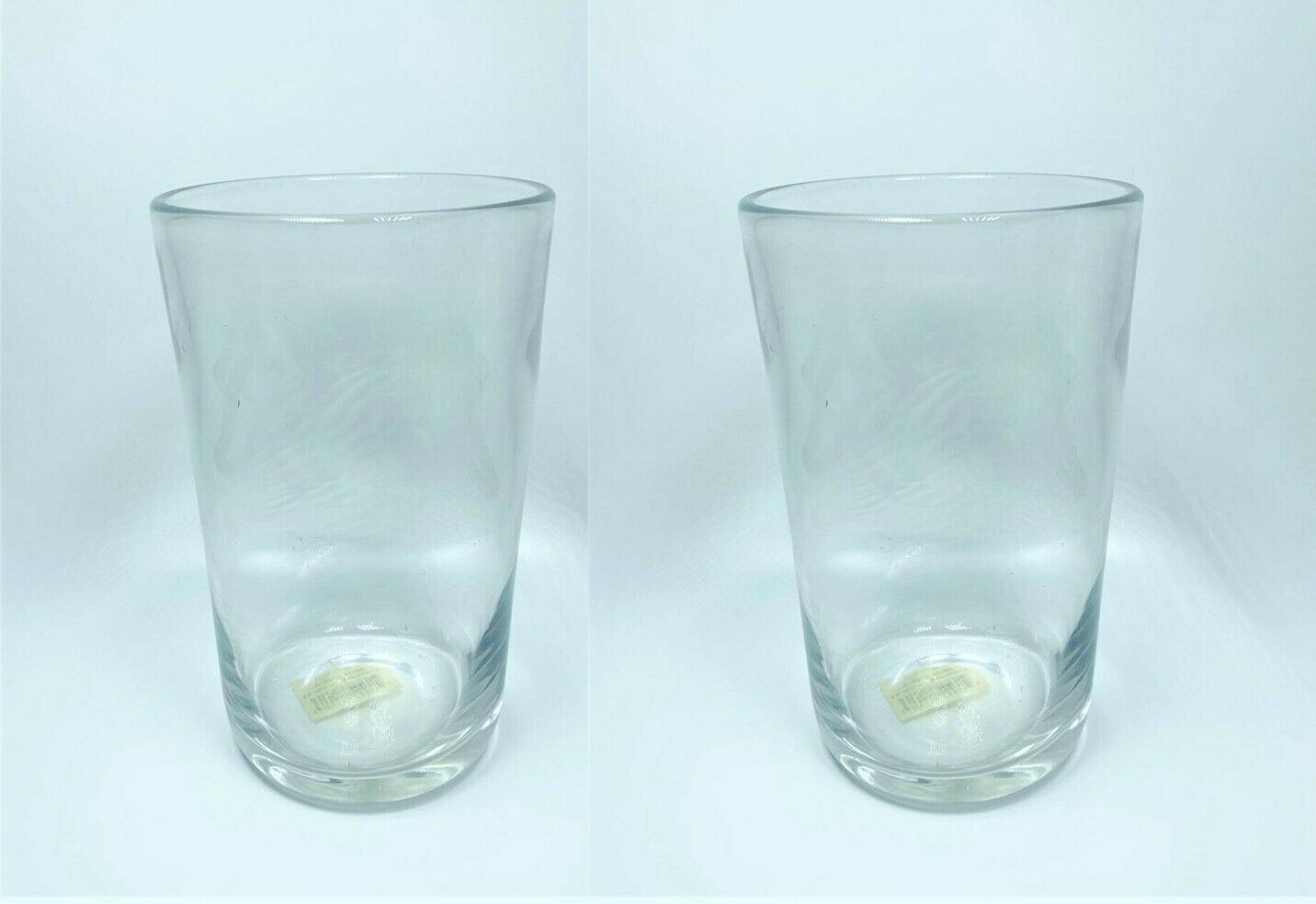 Lote De 2 Eau Gcr 6&quot;H Vidrio En Claro Cristalería Por Lienzo - $19.78