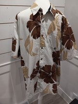 Billabong Adult Men Hawaiian Short Sleeve Button Up Shirt Size Large - £10.35 GBP