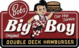 Bob&#39;s Big Boy Diner Laser Cut Metal Sign - £54.56 GBP