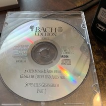 Bach Edition CD: Sacred Songs &amp; Arias from: Geistliche Lieder un Arien Aus - £19.57 GBP
