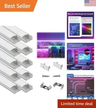 Modern Milky White Cover LED Channel System - Quality Aluminum Profile -... - $43.23