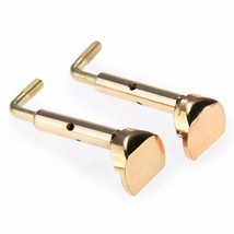 4/4 Full Size Violin Gold Metal Chinrest Clamp Violin Parts High Quality - £6.38 GBP
