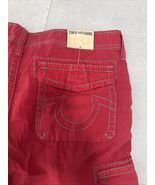 True Religion Men’s Size 38 Red Trooper Cargo Shorts NWT NEW - $69.27